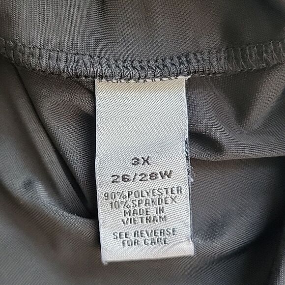 Catherines crushed velvet cold shoulder top Size 3X - Picture 9 of 11